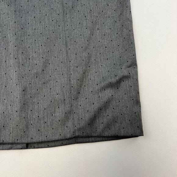 Banana Republic Polka Dot Straight Skirt Gray/Black Size 14 Zip - Picture 5 of 9